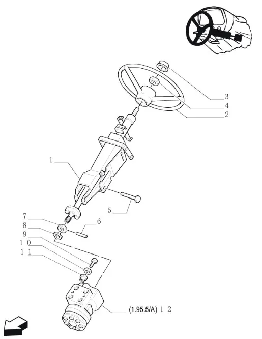 5174446 - рулевое колесо